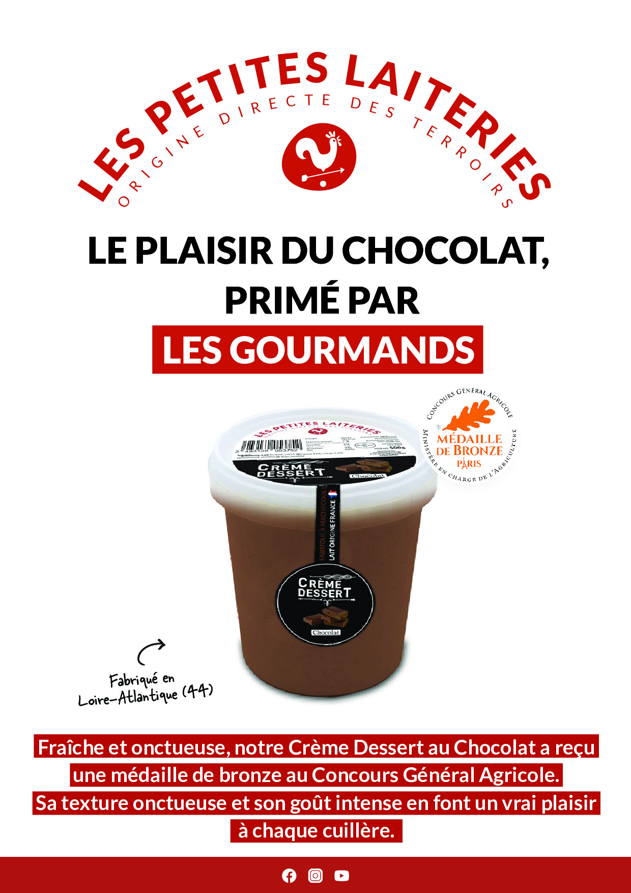 AFFICHE CREME AU CHOCOLAT MEDAILLE 2026