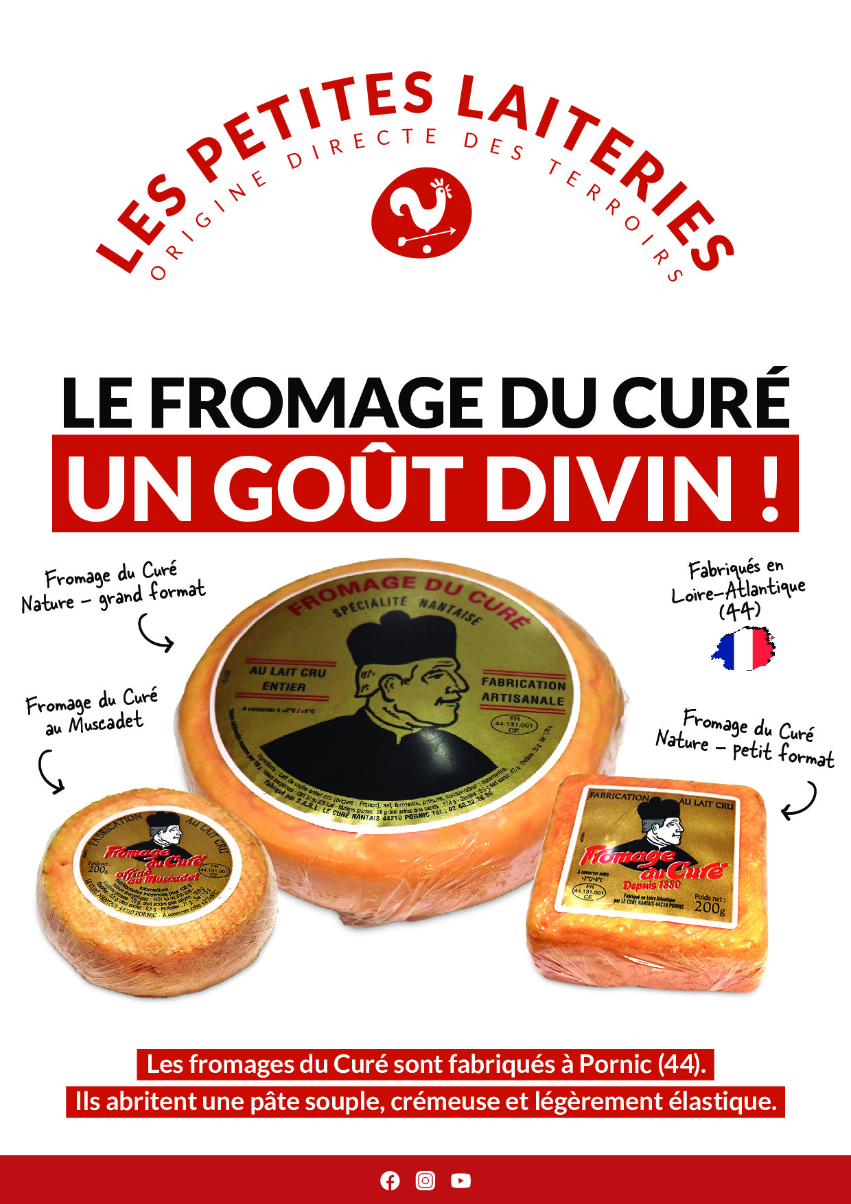 AFFICHE FROMAGES DU CURE
