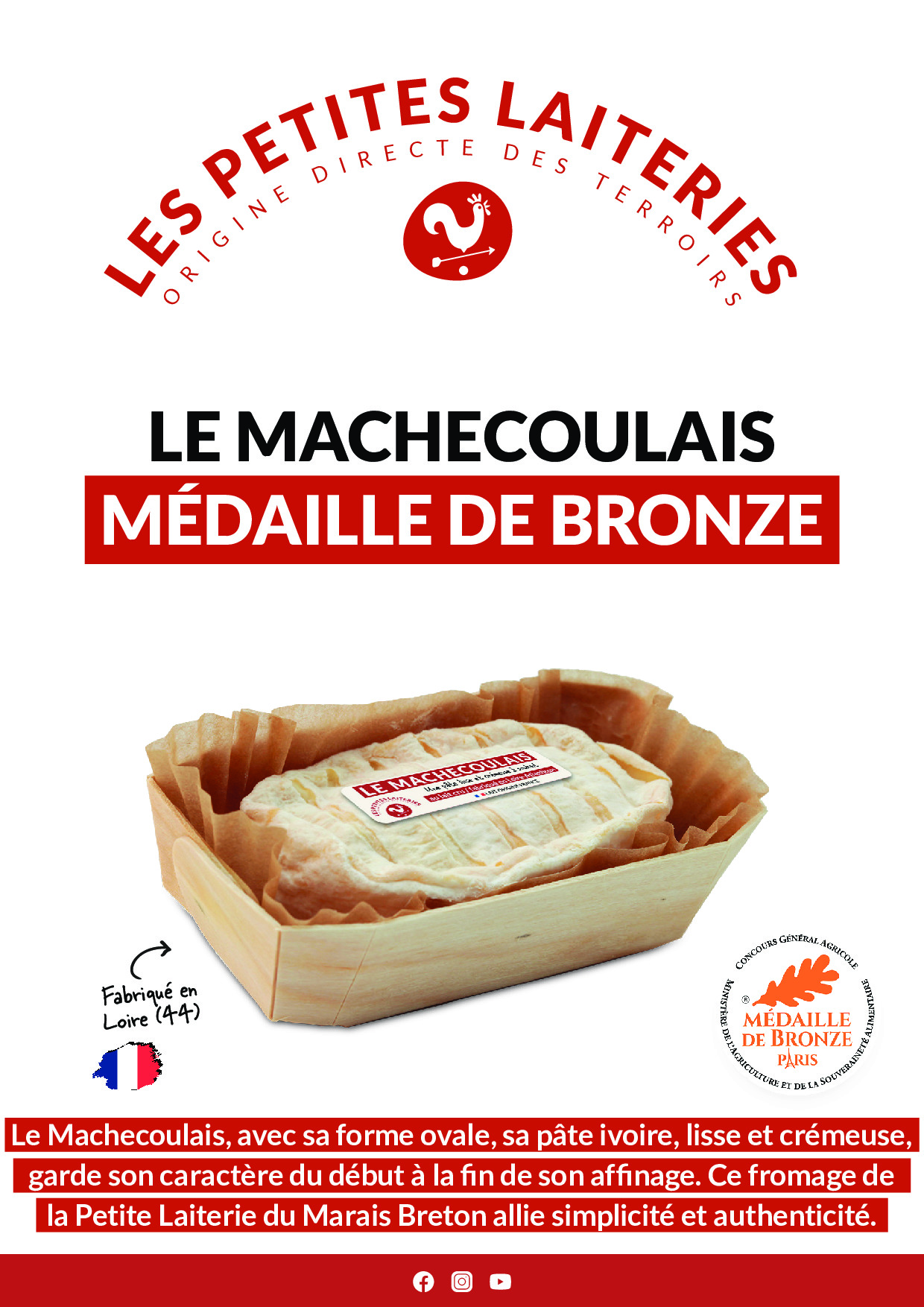 AFFICHE MACHECOULAIS MEDAILLE DE BRONZE