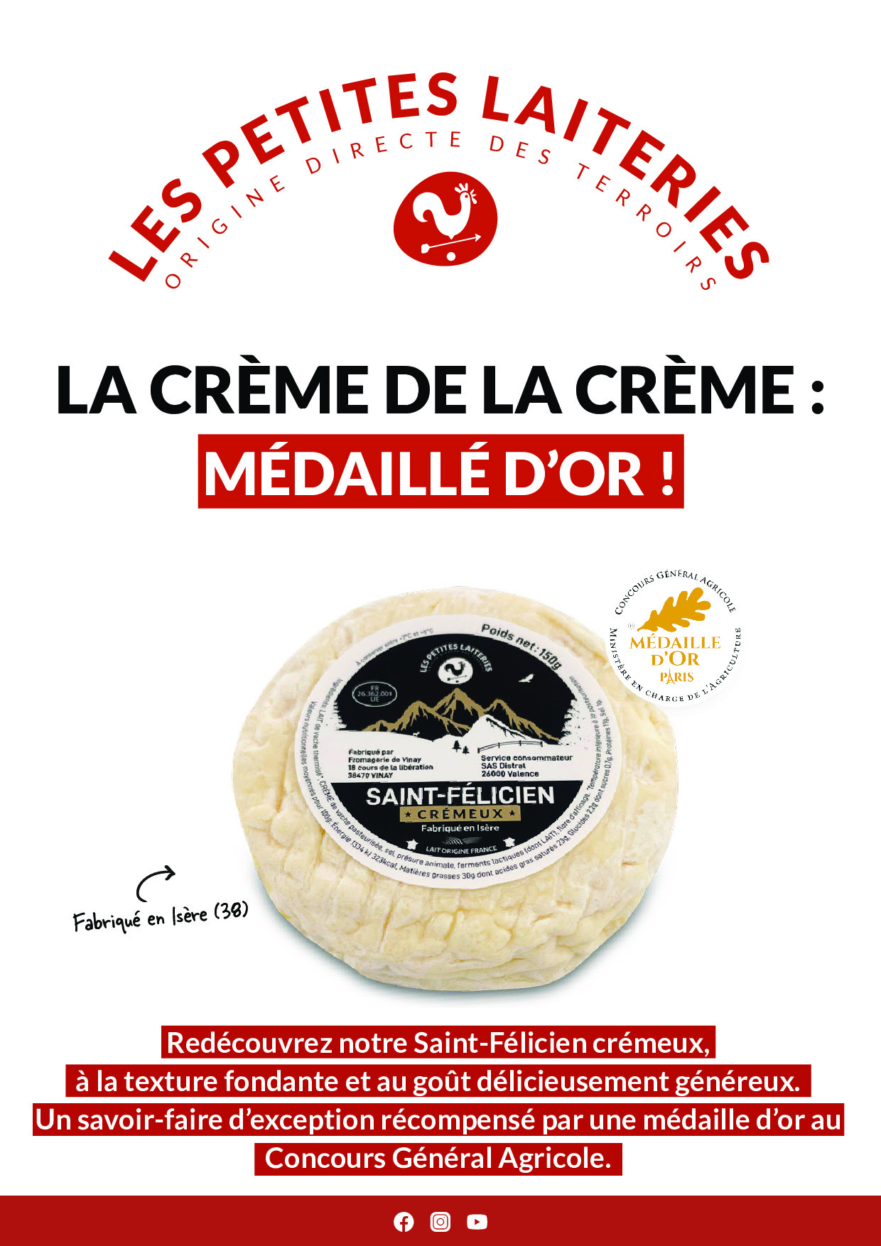AFFICHE ST FELICIEN CREMEUX MEDAILLE 2026