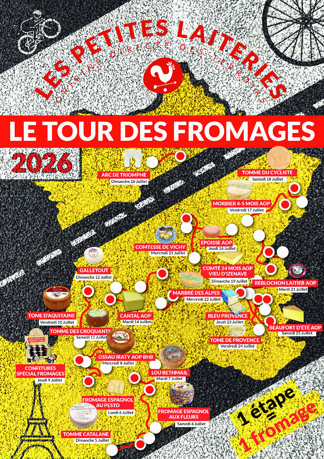 AFFICHE TOUR DES FROMAGES 2026