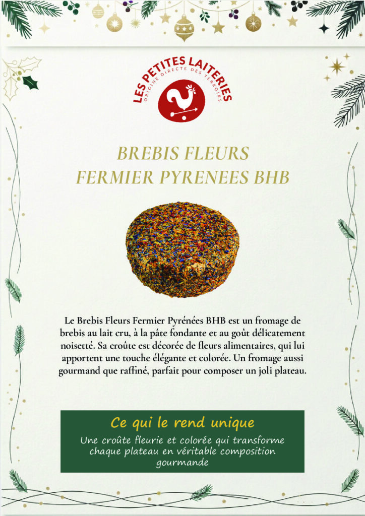 Brebis fleurs fermier des Pyrénées