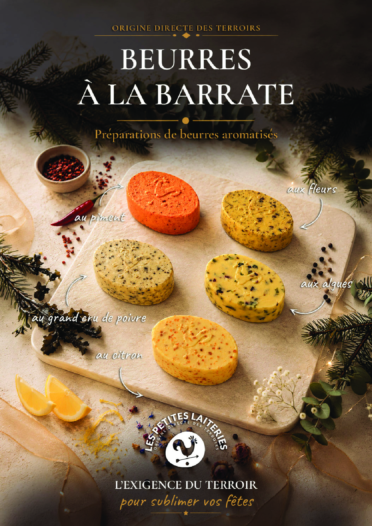 Affiche beurre barrate Noel 2026