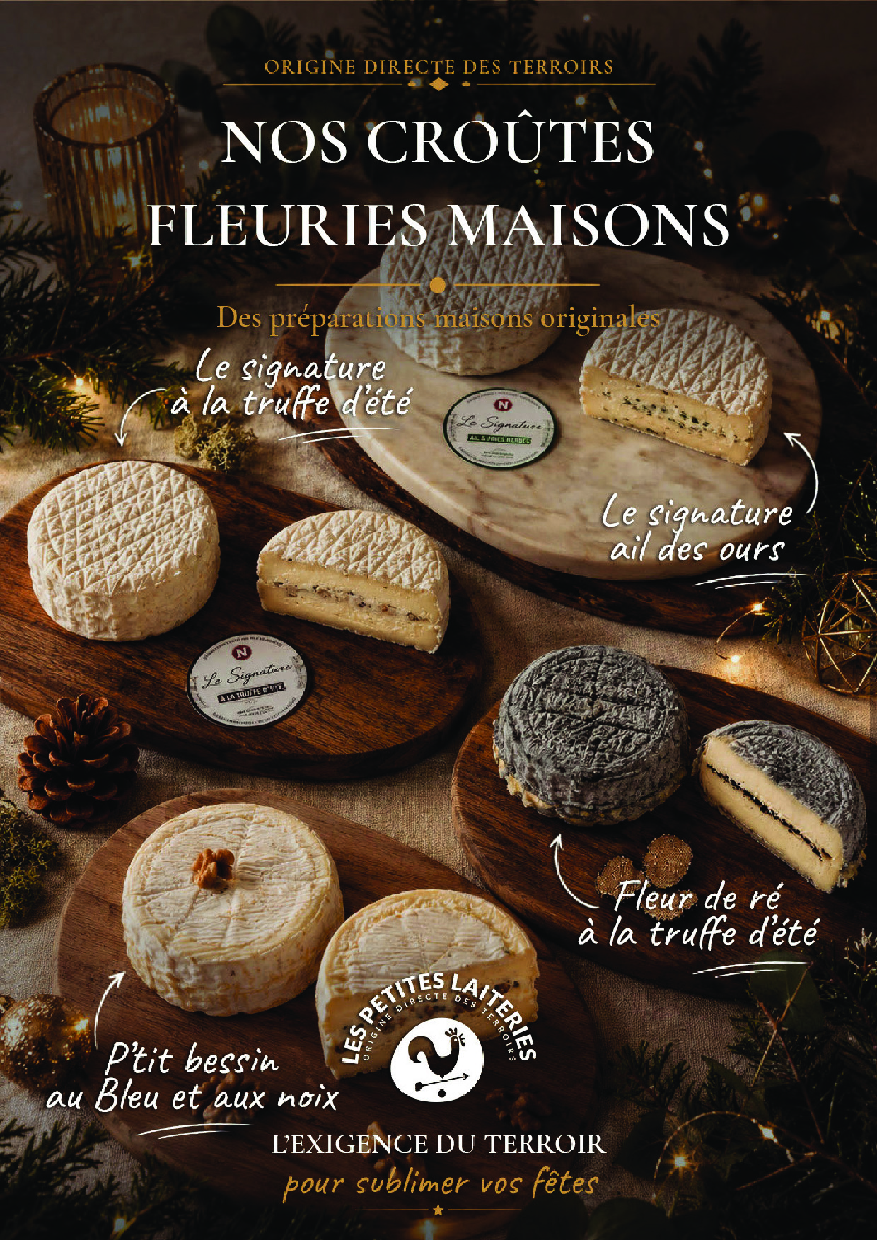 Affiche croutes fleuries fourrées noel 2026