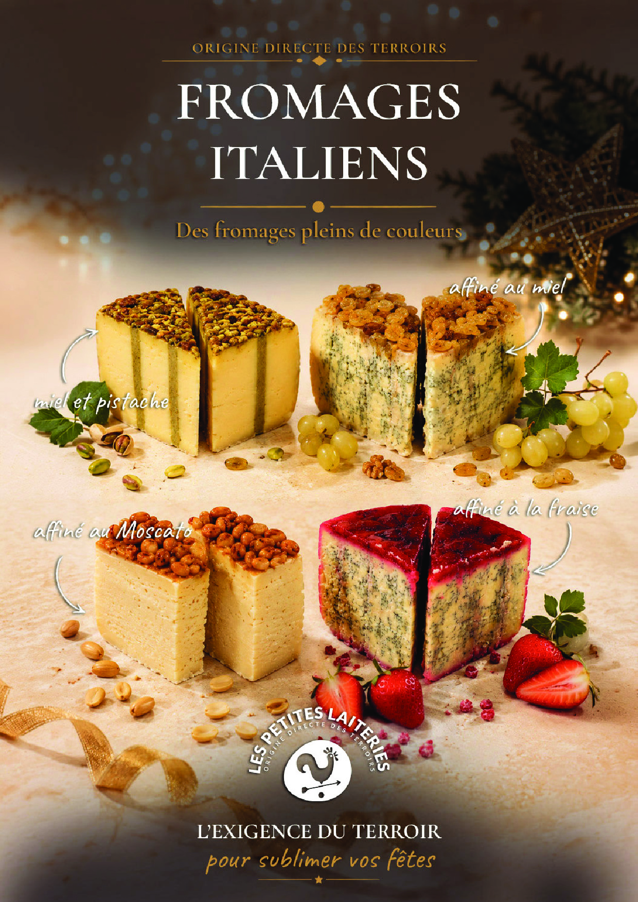 Affiche italiens coloré noel 2026