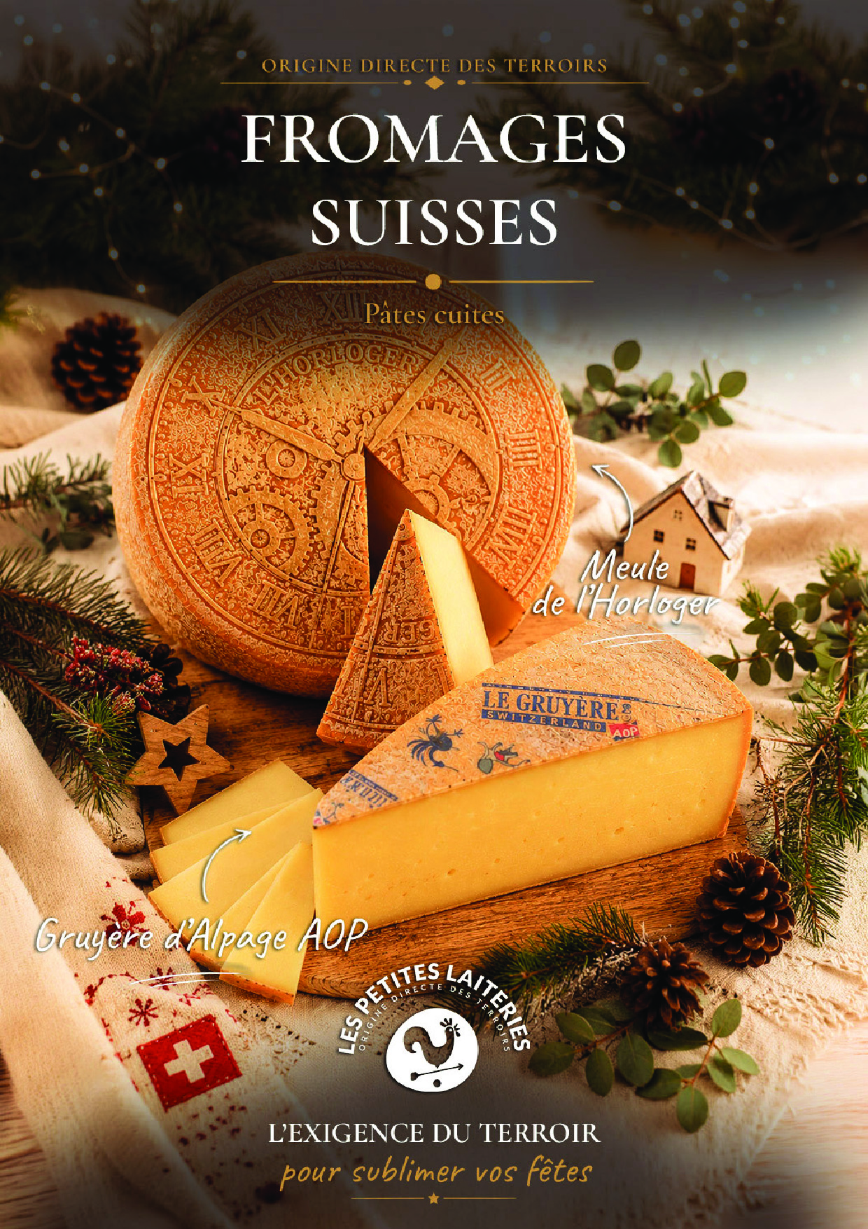 Affiche produits suisses Noel 2026