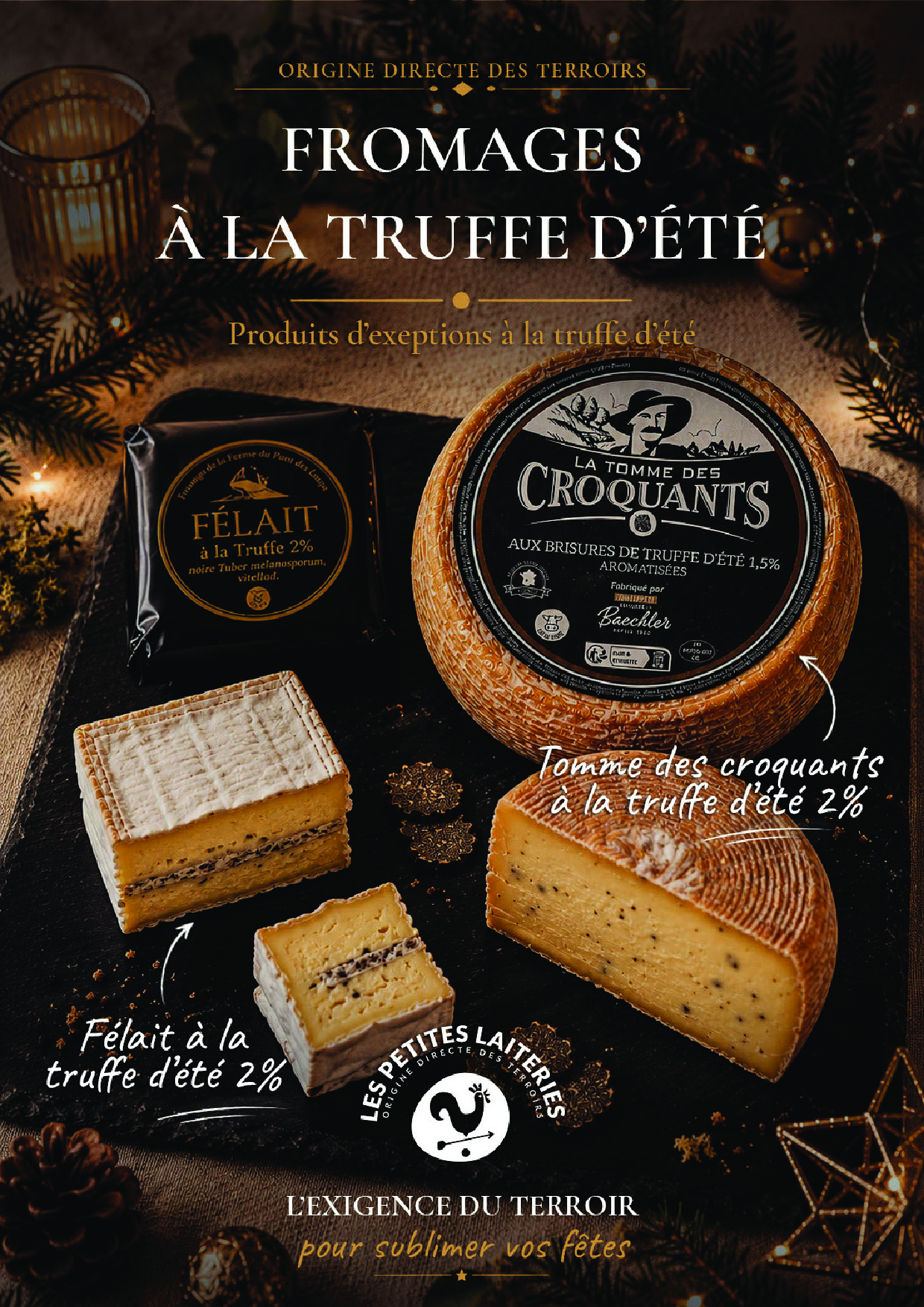 Affiche produits à la truffe Noel 2026