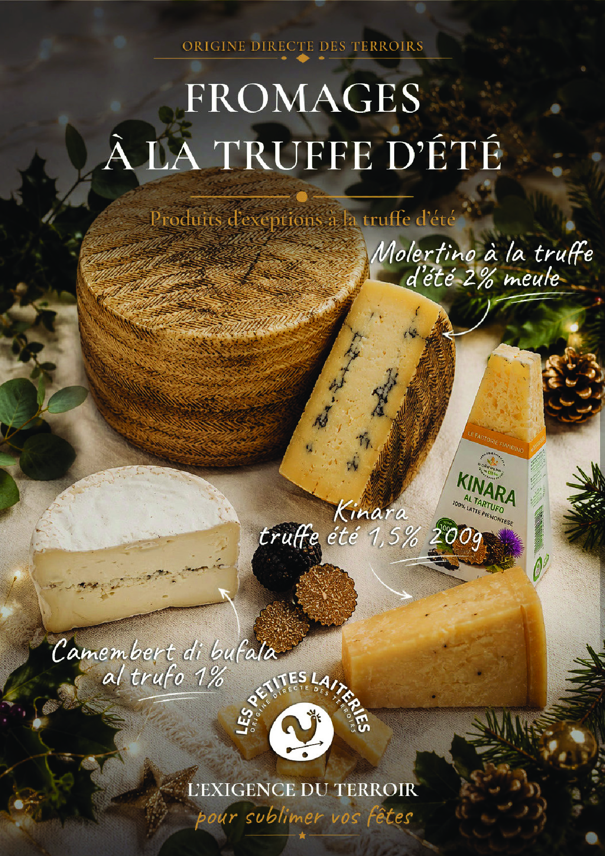 Affiche Truffes fromages du monde