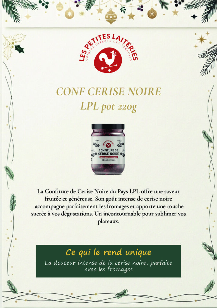 Confiture cerise noire 220g