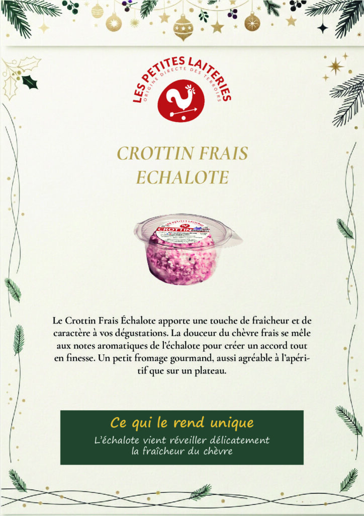 Crottin frais échalotte