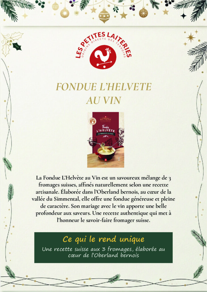 Fondue l&rsquo;Helvète au vin