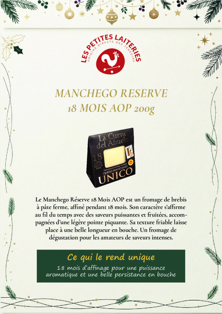 Manchego Réserve 18 mois 200g