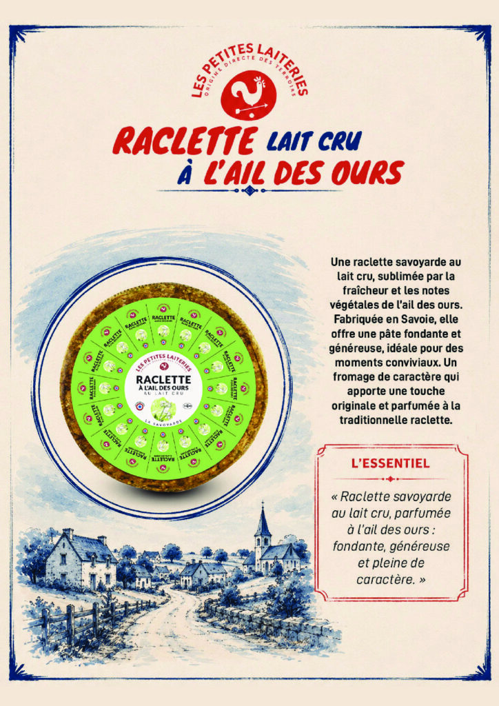 Raclette lait cru ail des ours LPL